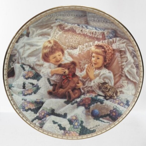 Sandra Kuck Collectors Plate - "Morning Prayers" - Sugar and Spice - Picture 1 of 3